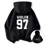 Vintage Graphic Print Stray Kids Hoodie