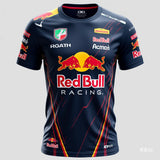 2025 New Red Bull Racing 3D Men's T-shirt F1 Formula Racing Red Bull Racing Suit Extreme Sports High Quality Brand Training Suit 6