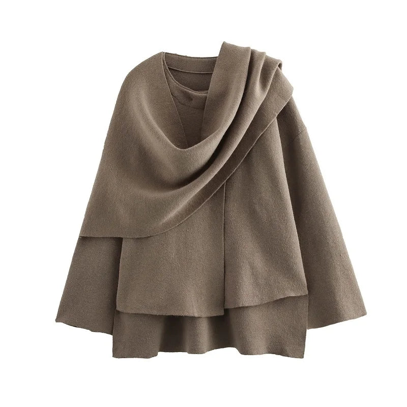 MUJER Plush Winter Coats for Women Asymmetric Scarf Demi-season Jacket for Women Parkas Long Sleeve Padded Coat Woman Jacket 4
