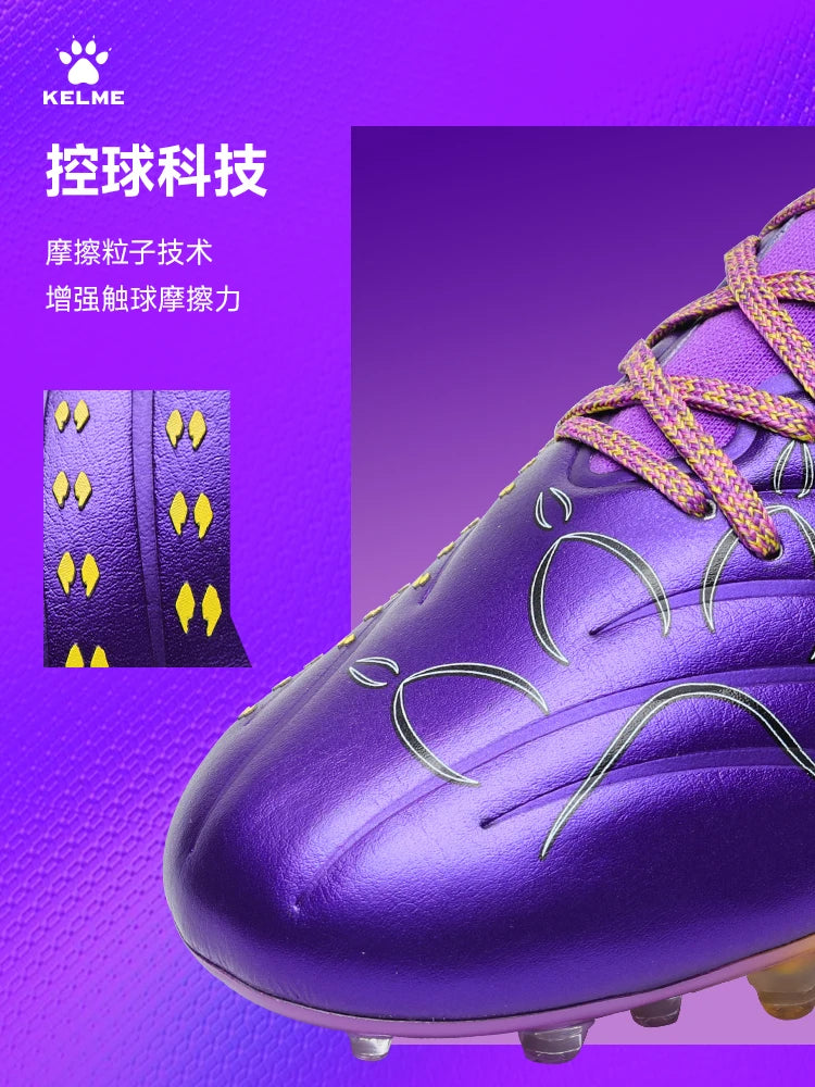 Kelme Men's Professional Match Football Shoes Indoor Anti Slip Football Shoes Mg Short Nail Outdoor Lawn Football Boots 3