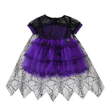 Toddler Girls' Enchanting Princess Spider Mesh Dress