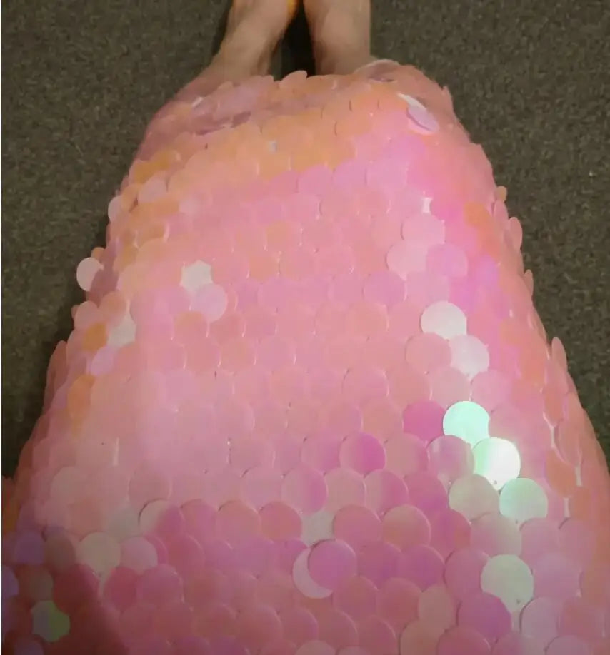 Fashionable Sexy Spicy Girl Beaded Irregular Dresses Women Summer Colorful Summer Boho dress 6