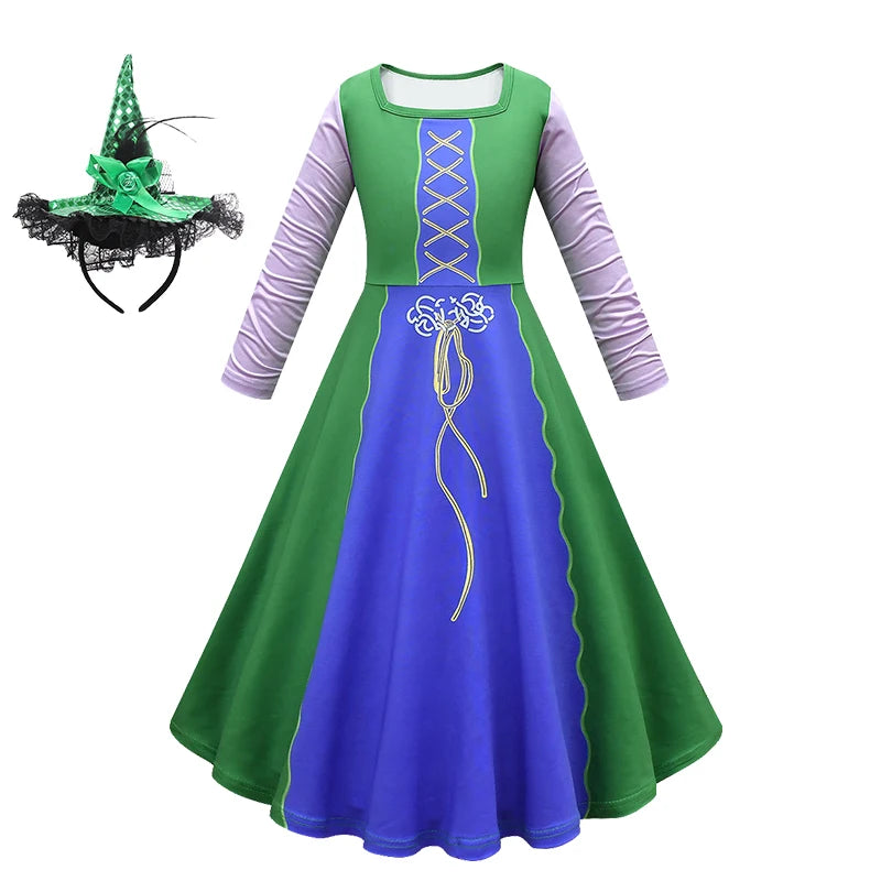 Girls' Hocus Pocus Inspired Witch Costume