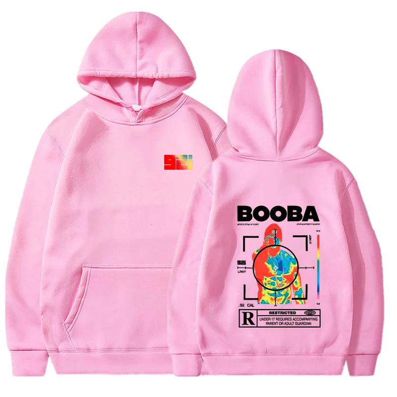 B2O Hoodies Men's Stylish Printed Long Sleeve Sweatshirts Women's Casual Harajuku Street Style Sweatshirts Pullovers Sudaderas