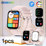 SENBONO-AMOLED-Smart-Watch-Bluetooth-Call-LED-Flashlight-100-Sport-Mode-DIY-Dial-Custom-Camera-Control