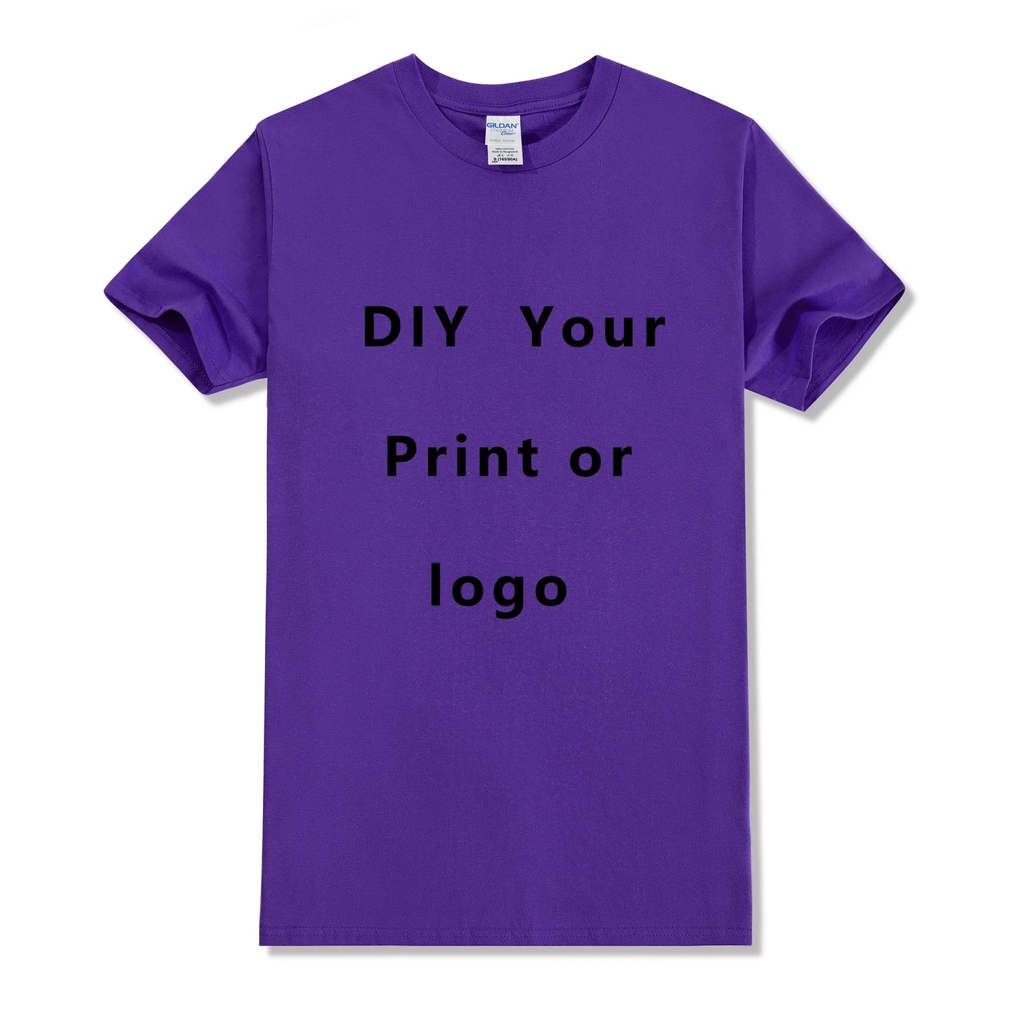 Custom T shirt Women Men Customised Printed 100% Cotton Short Sleeve Your Logo Photo Brand Text Tee Personalize Graphic Clothing