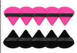 10Pcs Triangle Powder Puff Cosmetic Set Makeup Sponges Foundation Women Beauty Makeup Tools