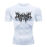 Men's T-shirt Men Running Sport T Shirt Men Compression Fitness Tops Jersey