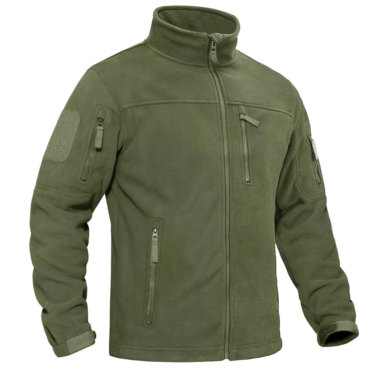 TACVASEN-Men-s-Fleece-Jacket-Soft-Warmth-Windproof-Full-Zip-Up-Coat-Multiple-Zipper-Pockets-Hiking