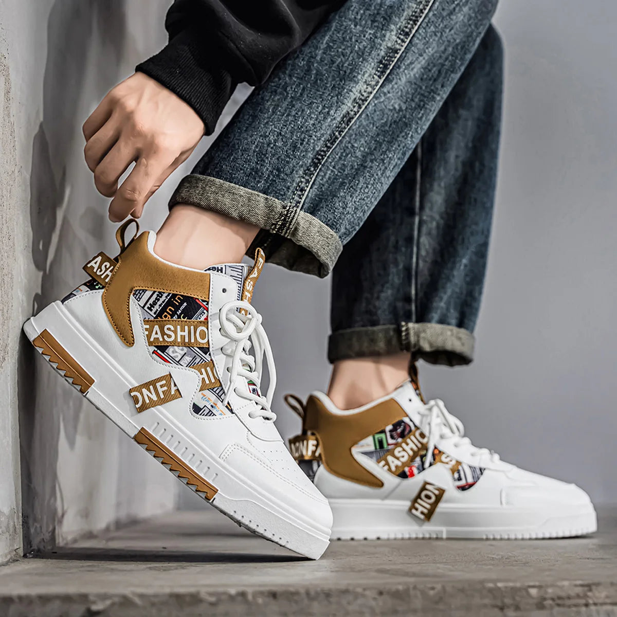 Men's casual sports outdoor hiking trendy fashion street comfortable 6