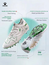 Kelme Men's Football Shoes Adult Mg Short Spikes Artificial Turf Training Football Boots Indoor Anti-slip Soccer Shoes 2