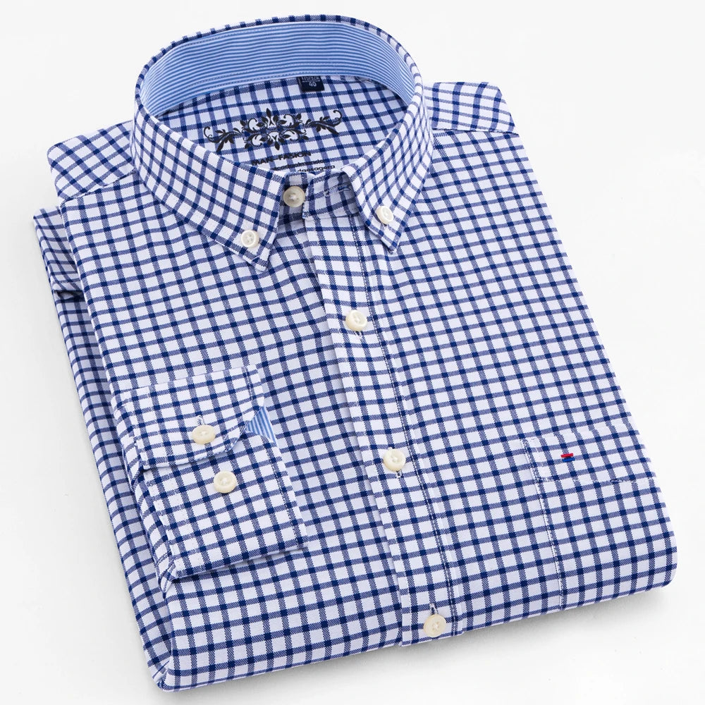 Men's Premium Cotton Blend Business Shirt