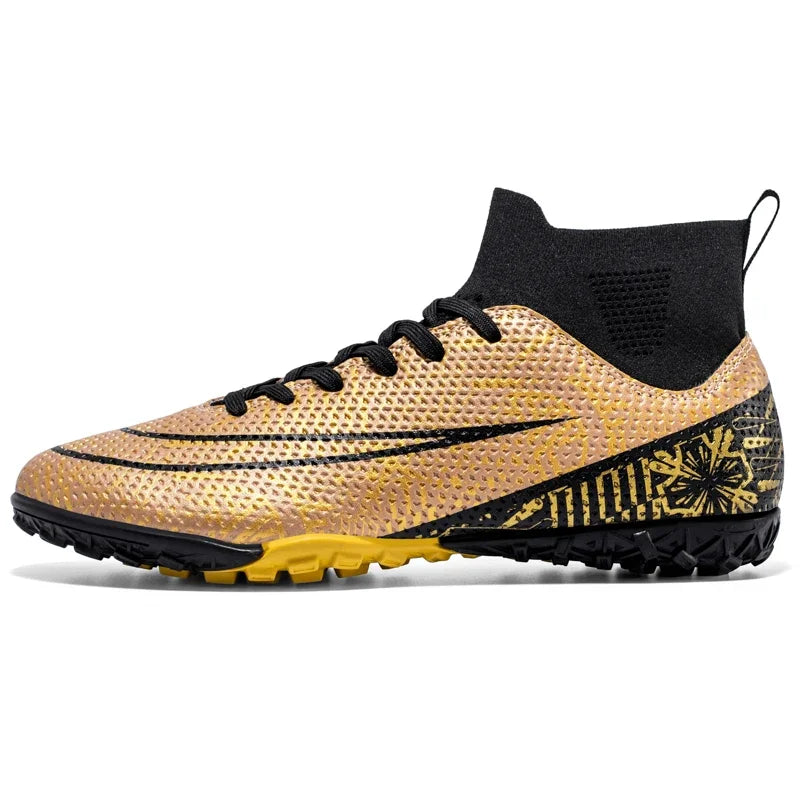 FG/TF Men Football Field Boots Long Spike Original Fast Society Training Football Shoes Grass Indoor Cleats Sneaker Soccer Shoes