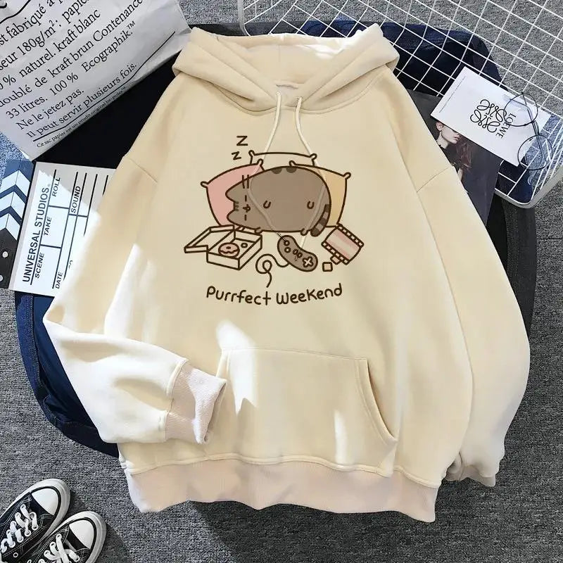 Kawaii Cat Ears Oversized Hoodie