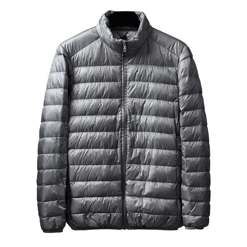 Men's Lightweight down Cotton Jaet Autumn Winter Stand Collar ort Sle Warm Casual ly Portable Outerwear 5