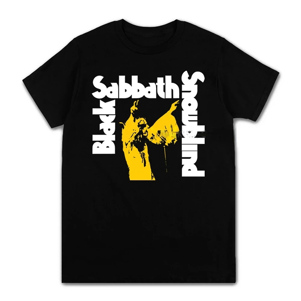 Black Metal Rock Band T shirt Men Women Fashion Casual Graphic Short Sleeve Short Sleeve Plus Size T Shirt Unisex 62474