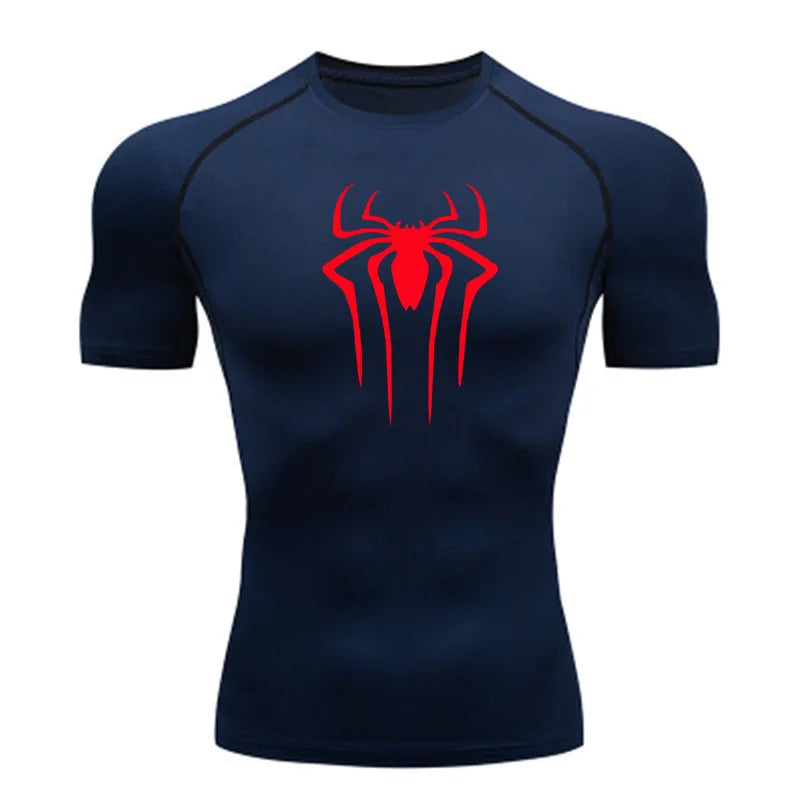 New Compression Shirt Men Fitness Gym Super Hero Sport Running T-Shirt Rashgard Tops Tee Quick Dry Short Sleeve T-Shirt For Men 6