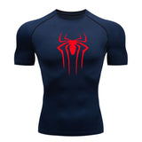 New Compression Shirt Men Fitness Gym Super Hero Sport Running T-Shirt Rashgard Tops Tee Quick Dry Short Sleeve T-Shirt For Men 6