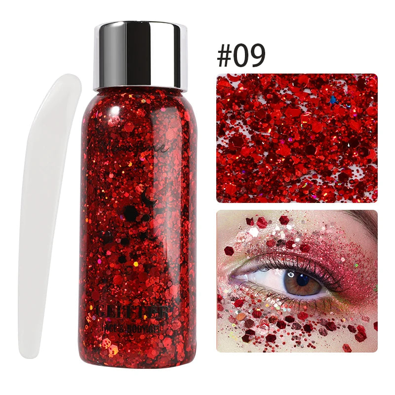 Sparkling All-Over Body & Hair Glitter Gel