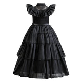 Wednesday Adams Cosplay for Girls Costume 2025 New Vestidos For Kids Carnival Easter Halloween Party Costumes for 3-12 Years 3