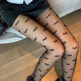 SP&CITY Dot Printed Transparent Sexy Women's Pantyhose Breathable Tights Anti Stripping Silk Arbitrarily Cut Thin Stocking 5