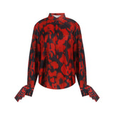 CHCH Elegant Women Blouse Tops Fashion Long Sleeve Shirts Blusas Vintage Stylish OL Work Shirt Female Red Blouses 4