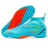 MenOutdoor Football Boots Professional Training Soccer Shoes Soccer Cleats Turf Futsal Match Grass Unisex Non-slip Breathable