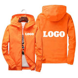 Men’s Custom Logo Waterproof Windbreaker