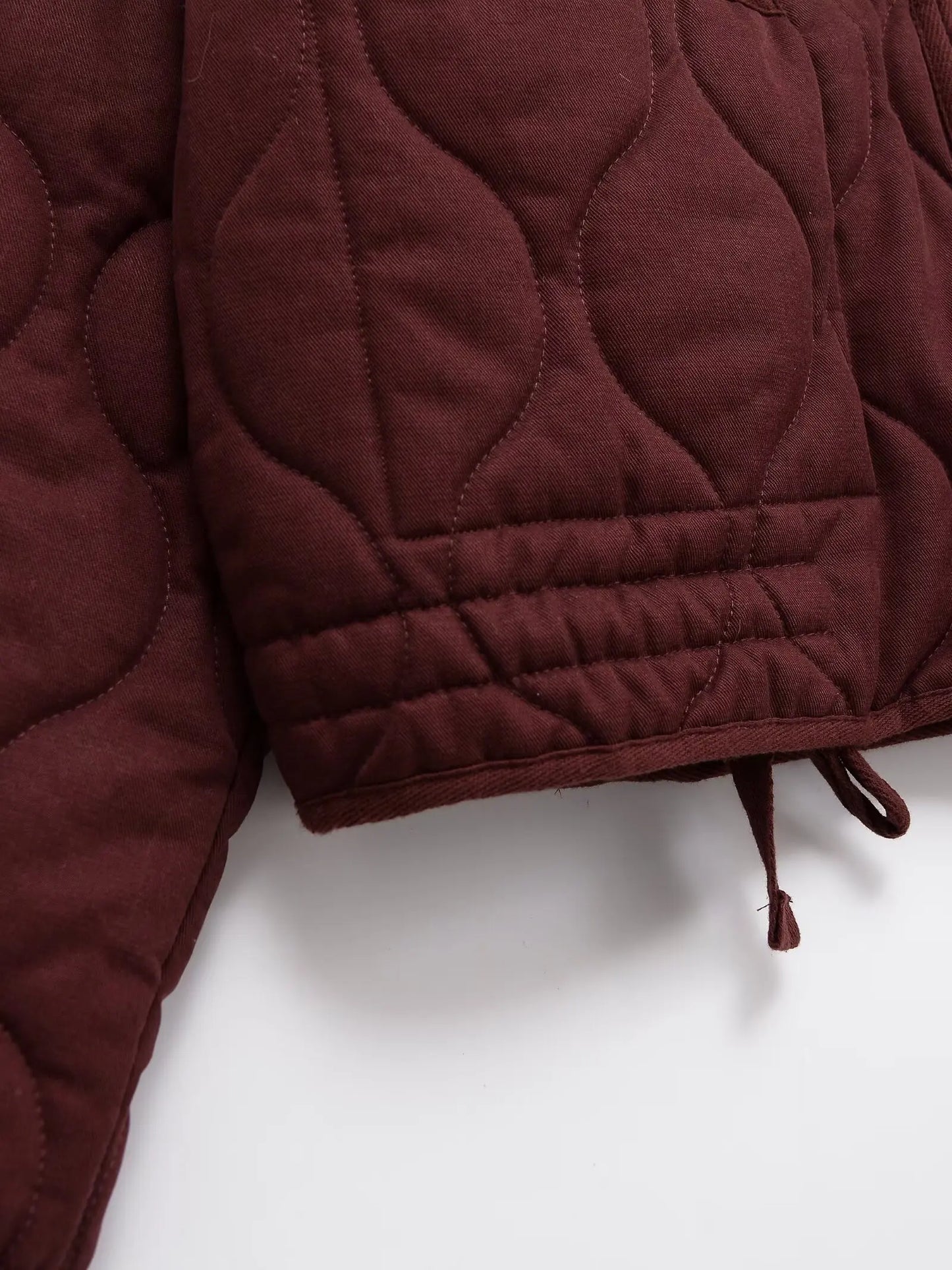 2025 Autumn New Collection Women's Simple Series Multi color Selection Stand up Collar Quilted Warm Cotton Jacket Coat 4