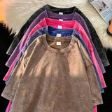 230G Cotton American Large Size T Shirts Men