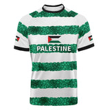 Fashion Palestine Flag Football T Shirts Summer Casual 3D Printed Mens Sports Jersey Loose O Neck Quick Dry Breathable Tees Tops