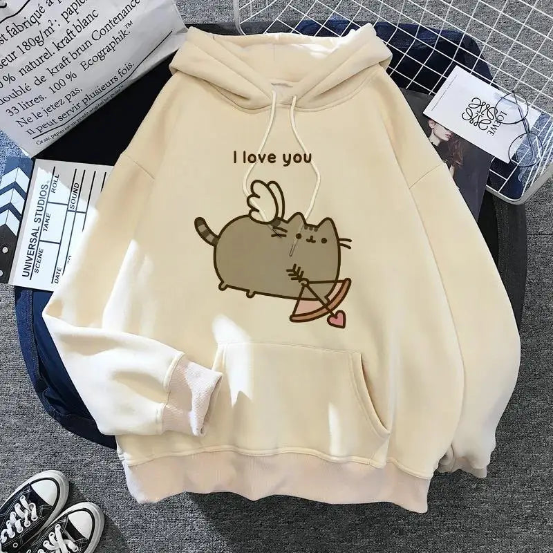 Kawaii Cat Ears Oversized Hoodie