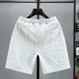 Letters Size 5XL 6XL 7XL New Fashion knitted Shorts Men 3