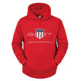 Men’s Solid Color "1949" Printed Pullover Hoodie