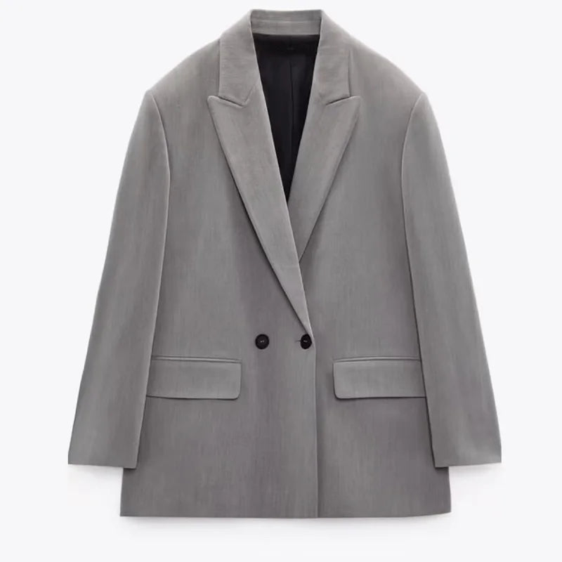 Women’s Premium Double-Breasted Commuter Blazer