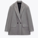 Women’s Premium Double-Breasted Commuter Blazer