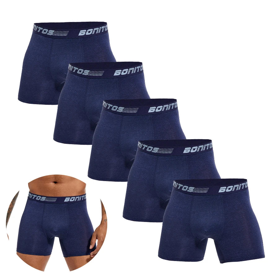 5-Piece Men’s Luxury Boxers & Briefs Collection