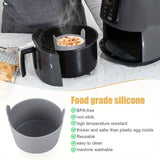 1pc/4pcs Air Fryer Silicone Egg Poacher Cups Silicone Egg Cooker Mold 5