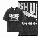 Acid-Washed Graphic Performance Tee