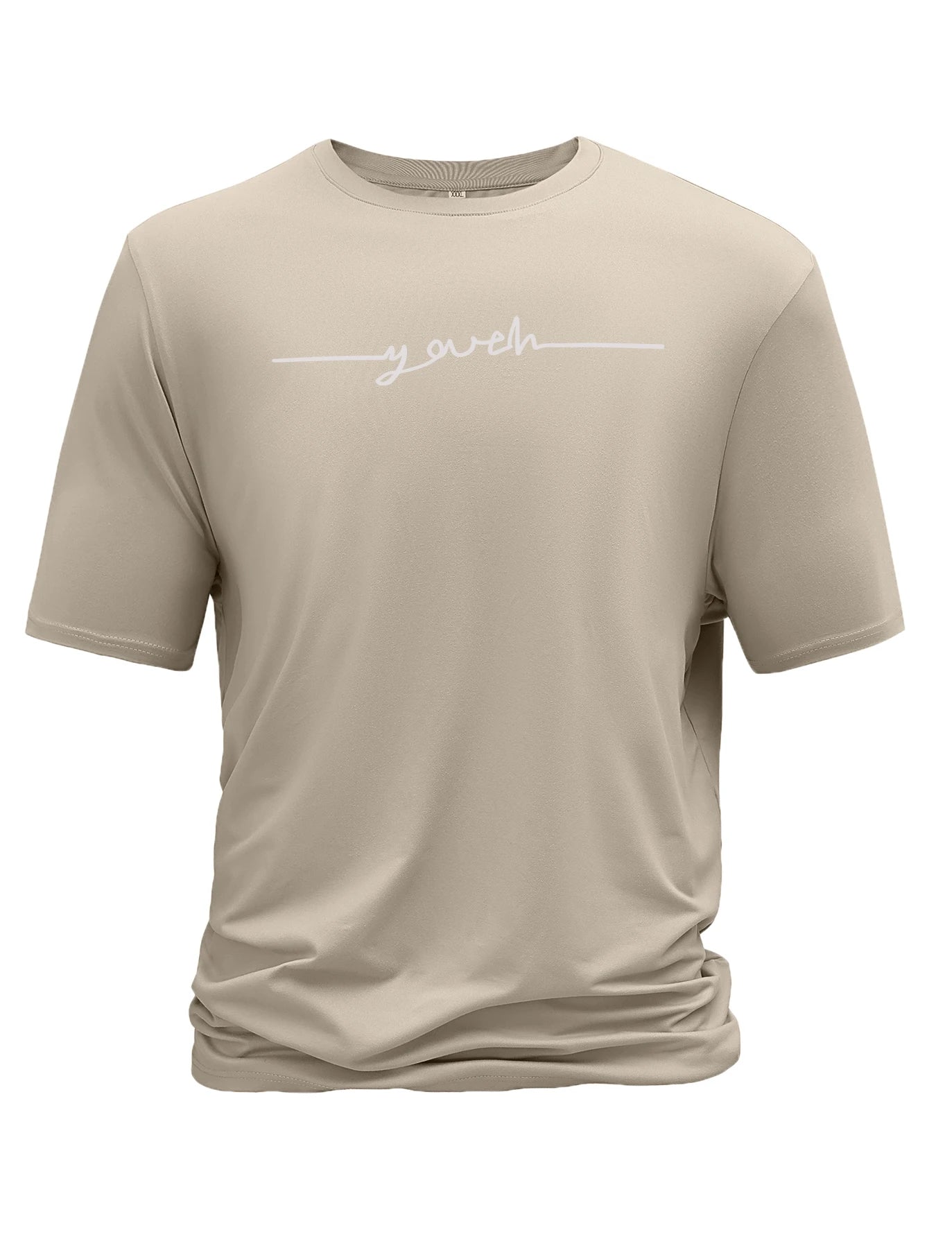 Creative Geometric Graphic Print Short Sleeve T-shirt for Men, Summer Outdoor Casual Crew Neck Top Shirt