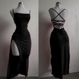 2025 explosive new dress summer high sensibility halter strap Spice Girl bag hip dress 4