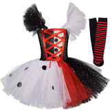 Classic Girl’s Monochrome Cosplay Dress Set