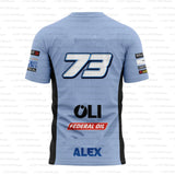 2025 Men's Women's Limited Edition Outdoor Sports Marc Mírquez Salute Design Breathable Leisure Retro Racing T-shirt O Neck Top 5