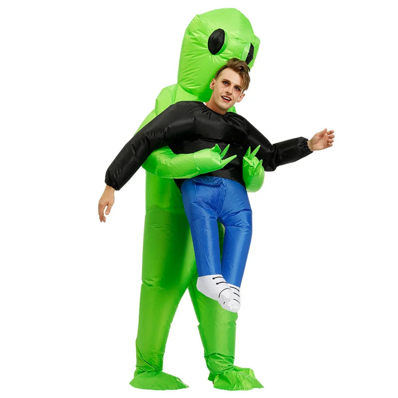 ET-Aliens Inflatable Costume Scary Monster Cosplay For Adult Kids Thanksgiving Christmas Party Festival Stage Children Clothing 2