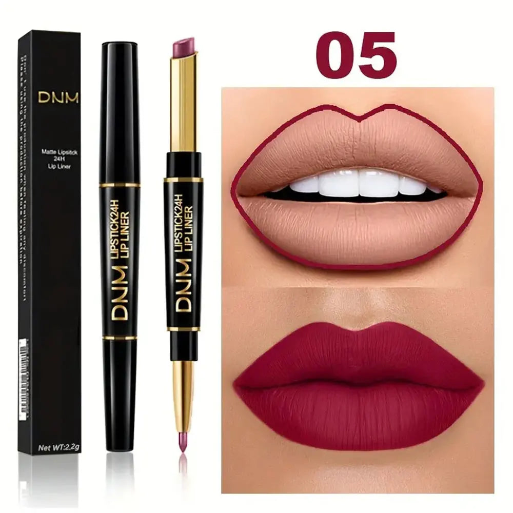 Double-Ended Long-Wear Lipstick & Liner