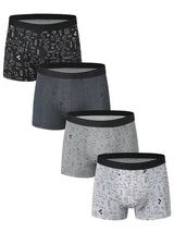 4-Pack-European-and-American-Size-MEN-S-FASHION-Printed-Boxer-Underwear-Comfortable-Swimming-Trunks-Oversized