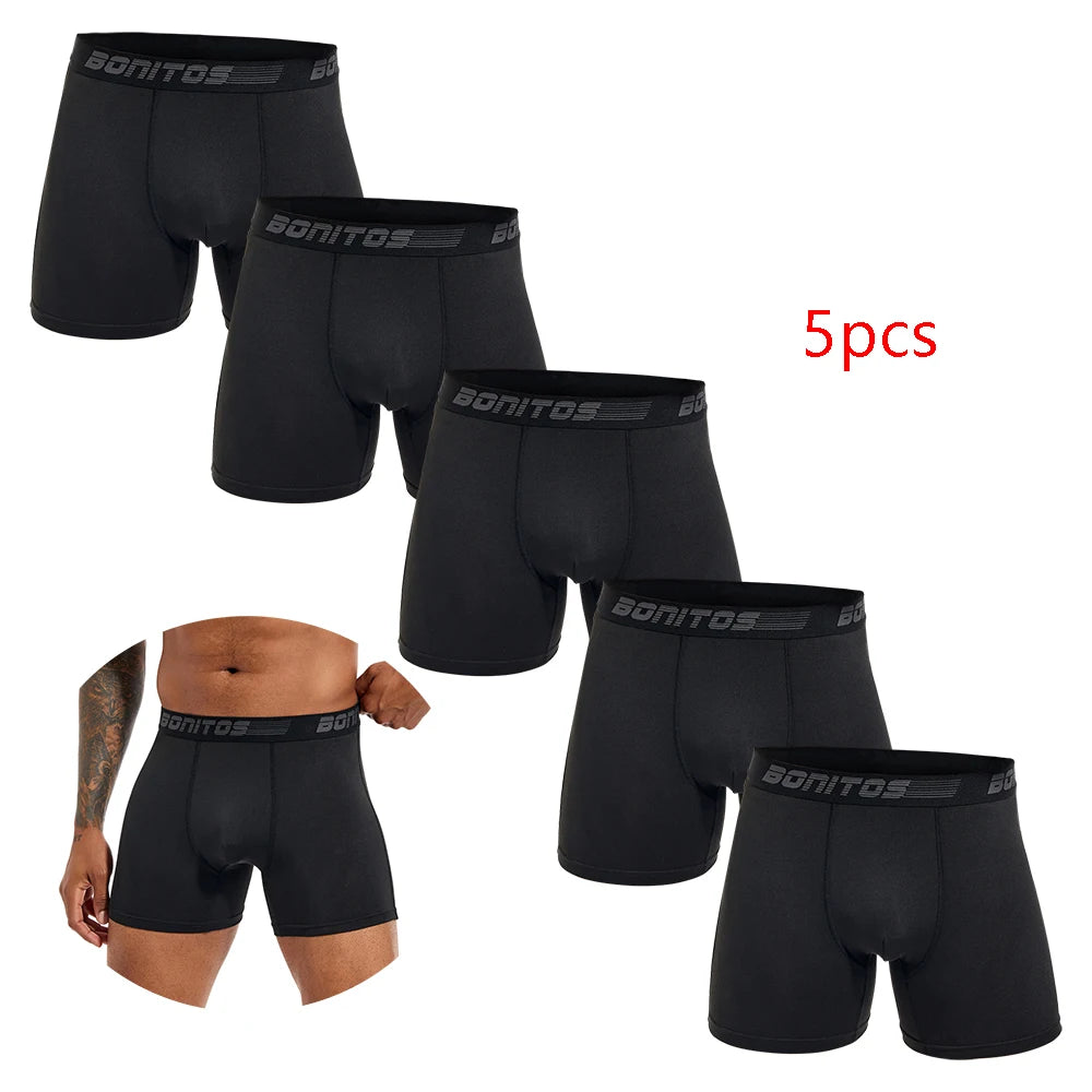 5-Piece Men’s Luxury Boxers & Briefs Collection