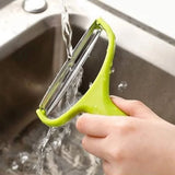 1 Pcs Peeler Vegetables Fruit Stainless Steel Cabbage Graters Salad Potato Slicer Kitchen Accessories Cooking Tools Wide Mouth 4