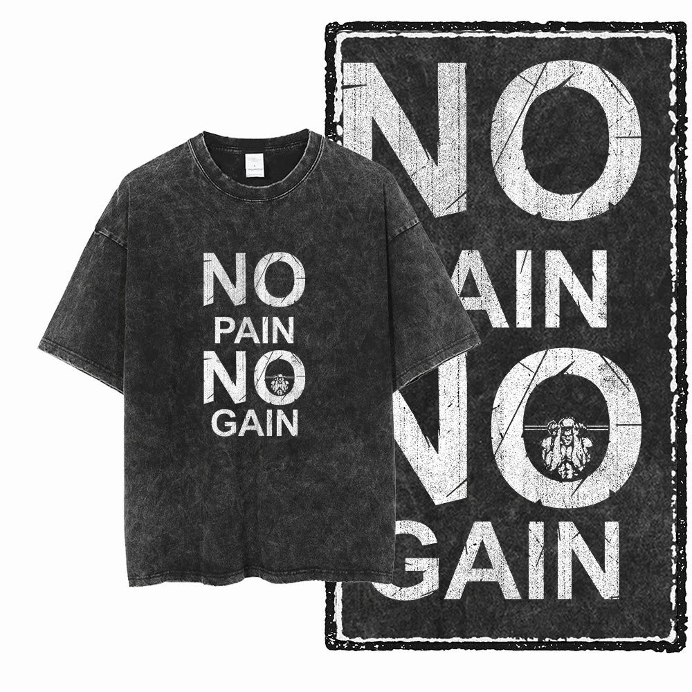 Acid-Washed Graphic Performance Tee