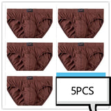 Men’s 100% Cotton Comfort Briefs (5-Pack)
